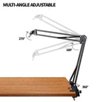 Dual BM800 Condenser Microphone With F009 Live Sound Card Kit Podcast Equipment Bundle Adjustable Scissor Arm Stand