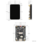 Waveshare ESP32-C6 1.64 Inch AMOLED Touch Display Development Board, 280 X 456 Resolution, Supports Wi-Fi 6 And BLE 5, Not Welded, Welded