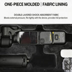 For DJI Osmo Pocket 4 Hard Carrying Case Portable Travel Storage Bag with Wrist Strap & Soft Flannel Inner