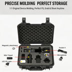 For DJI Osmo Pocket 4 Explosion-proof Hard Carrying Case Protective Storage Box with Custom EVA Foam