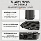 For DJI Osmo Pocket 4 Explosion-proof Hard Carrying Case Protective Storage Box with Custom EVA Foam