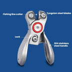 Portable Mini Line Cutter PE Line Scissors Stainless Steel Lure Pliers, Silver