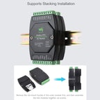 Industrial 4-Ch DC Monitoring Module, 16-Bit High-Precision Acquisition, Supports Voltage And Current Measurement, Modbus RTU Protocol, 33931