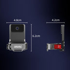 For DJI Osmo Pocket 3 / 4 BRDRC Multi-Functional Magnetic Base Adapter Frame Extension Stand, For DJI Osmo Pocket 3 / 4 Titanium
