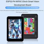 Waveshare 33511 ESP32-P4 3.5 Inch Smart Vision Development Board Built-In Microphone And Speaker, Supports Wi-Fi 6 And BLE 5, 33511