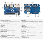 For Raspberry Pi CM5 Gigabit / 2.5G Dual Ethernet Mini-Computer Supports Dual RJ45 Ethernet Ports, 4K Display Output And Dual MIPI Interfaces, Waveshare 34180