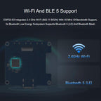 Waveshare 33868 ESP32-S3 1.54 Inch LCD Display Development Board 262K Color, Supports Dual Microphones, 2.4GHz Wi-Fi And BLE 5, 33868