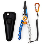 Aluminum Alloy Lure Pliers Multi-Function Long-Nose Hook Remover Portable Fishing Hook Pliers