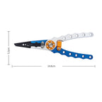Aluminum Alloy Lure Pliers Multi-Function Long-Nose Hook Remover Portable Fishing Hook Pliers