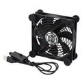 Waveshare 34398 USB 5V 120mm Quiet Cooling Fan, 3-Speed Adjustable, PWM Control, High Airflow, Anti-Vibration Design, Single, Double