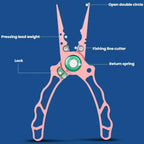 Lure Fishing Pliers Hook Remover PE Line Cutter