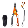 Aluminum Alloy Lure Pliers Multi-Functional Tool For Fish Handling Hook Removal Ring Opening Lead Clamping