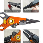 Aluminum Alloy Lure Pliers Multi-Functional Tool For Fish Handling Hook Removal Ring Opening Lead Clamping