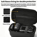 For DJI Action 6 / 5 / 4 / Insta360 Ace Pro 2 Flymile Street Photography Handle Storage Bag