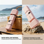 For DJI Osmo Pocket 4 Silicone Case 4-in-1 Full Body Protective Cover Kit Anti-Scratch Shockproof Skin Sleeve with Lanyard