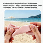 For DJI Osmo Pocket 4 Silicone Case 4-in-1 Full Body Protective Cover Kit Anti-Scratch Shockproof Skin Sleeve with Lanyard