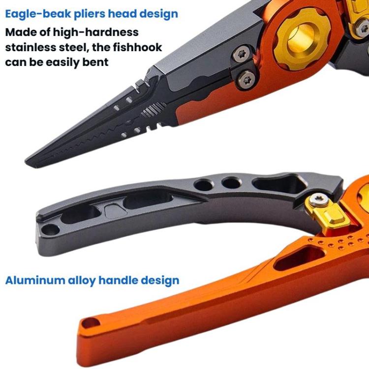 Aluminum Alloy Fishing Pliers Multifunctional Portable Lure Pliers