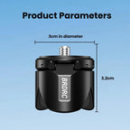 For DJI Osmo Pocket 4 / 3 / Insta360 X5 BRDRC Tripod Magnetic Mount