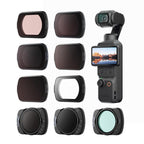 For DJI Osmo Pocket 4 / 3 aMagisn Magnetic Lens Filter, Adjustable CPL, VND  1-5 Stop, VND 6-10 Stop, Black Mist 1/4, ND4/16/64/256, ND1000