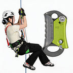 XINDA Rock Climbing Hand Ascender for 8-13mm Rope Ergonomic Handleless Design Climbing Gear for Arborist, Caving, SRT, Tree Climbing, and Rescue