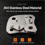 XINDA Continuous Belay System Diverter 304 Stainless Steel Rope Connector for Adventure Parks, Zipline, Vi Ferrata, and High Ropes Courses