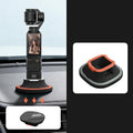 For DJI Osmo Pocket 4/3 Silicone Anti-Slip Base Desktop Support Stand Holder Includes Reusable Nano Adhesive for Car Dashboard