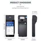 Z90F Supermarket Mobile Bill Payment POS Machine, Handheld Cash Register With Credit Card NFC Function, EU Plug