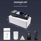 Z90N Supermarket Mobile Bill Payment POS Machine, Handheld Cash Register With Credit Card NFC Function, EU Plug