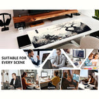 Stain-Resistant Ancient Landscape Mouse Pad, E-Sports Gaming Keyboard Desk Mat, 30 x 60 x 0.2cm, 30 x 60 x 0.3cm, 30 x 70 x 0.2cm, 30 x 70 x 0.3cm