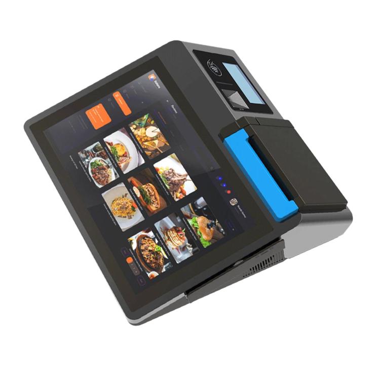Z100 Dual-Screen Smart Cash Register With Printing All-In-One Machine, Android POS Terminal For Hotel, Restaurant, Supermarket EU Plug, 2.6 inch 58mm, 2.6 inch 80mm
