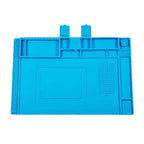 Magnetic Silicone Soldering Mat Heat Resistant Work Mat for Electronics Repair  17.7 x 11.8 Inch