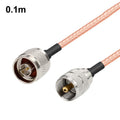 UHF Male To N-Type Male RG316 Extension Cable RF Coaxial Cable, 0.1m, 0.15m, 0.3m, 1m, 2m, 3m, 5m