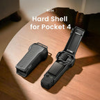 For DJI Osmo Pocket 4 aMagisn One-Piece Flip Protective Case Impact-Resistant ABS Hard Cover with Built-in Magnetic Filter Storage