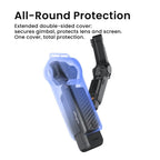 For DJI Osmo Pocket 4 aMagisn One-Piece Flip Protective Case Impact-Resistant ABS Hard Cover with Built-in Magnetic Filter Storage