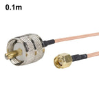 SMA Male To PL259 UHF Male RG316 RF Connection Cable, 0.1m, 0.15m, 0.3m, 1m, 2m, 3m, 5m