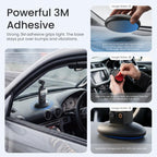For DJI Osmo Pocket 4 / 3 aMagisn Silicone Desktop Stand Base Non-Slip Dashboard Car Mount with Adhesive