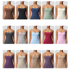 Fitted Flattering Backless Long Yoga Vest Sports Bra, S, M, L