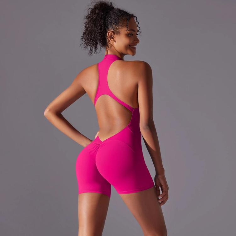 High-Intensity Tight-Fitting Backless Bodysuit/Yoga Wear, XL