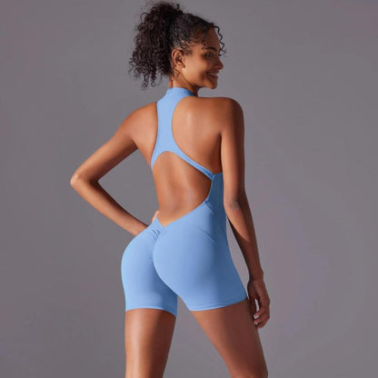 High-Intensity Tight-Fitting Backless Bodysuit/Yoga Wear, XL