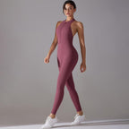 Long High-intensity Tight-fitting Backless Bodysuit/Yoga Wear, XL