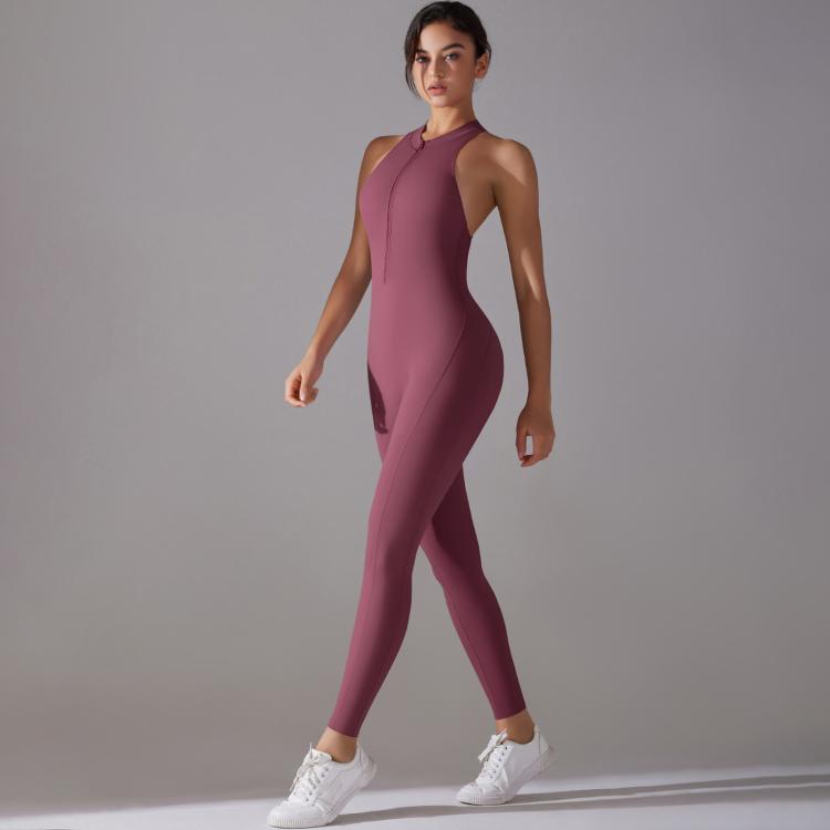 Long High-intensity Tight-fitting Backless Bodysuit/Yoga Wear, XL