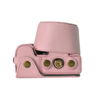 For Sony ZV-E10 II / ZV-E10M2 PU Leather Camera Case Bag Protective Half Body Cover With Shoulder Strap