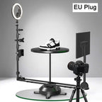 360-Dgree Electric Rotating Display Stand, Panoramic Photography Turntable For Phone & DSLR Camera Product Shooting, EU Plug, US Plug, UK Plug