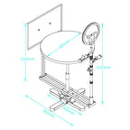 360-Dgree Electric Rotating Display Stand, Panoramic Photography Turntable For Phone & DSLR Camera Product Shooting, EU Plug, US Plug, UK Plug