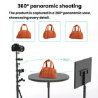 360-Dgree Electric Rotating Display Stand, Panoramic Photography Turntable For Phone & DSLR Camera Product Shooting, EU Plug, US Plug, UK Plug