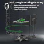 360-Dgree Electric Rotating Display Stand, Panoramic Photography Turntable For Phone & DSLR Camera Product Shooting, EU Plug, US Plug, UK Plug
