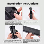 For DJI Osmo Pocket 4 / 3 BRDRC Display Gimbal Lens Cover Protective Case