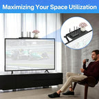 13-Inch Wall-Mounted Adjustable TV Top Shelf