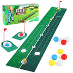Kids Golf Putting Practice Mat, Indoor & Outdoor Parent?Child Interactive Sports Toy