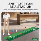 Kids Golf Putting Practice Mat, Indoor & Outdoor Parent?Child Interactive Sports Toy
